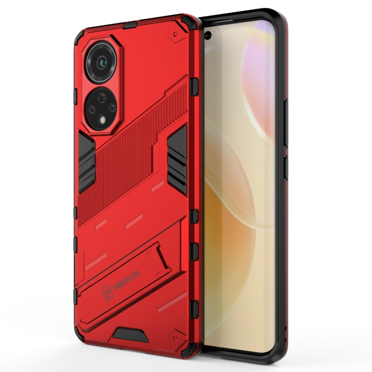 Punk Armor 2 in 1 PC + custodia antiurto in TPU con supporto invisibile, For Huawei nova 9
