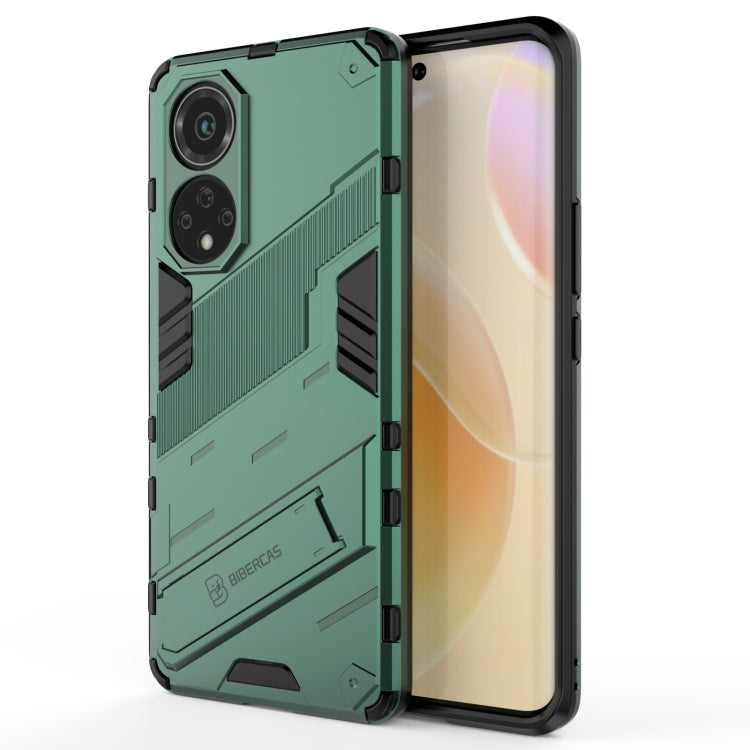 Punk Armor 2 in 1 PC + custodia antiurto in TPU con supporto invisibile, For Huawei nova 9