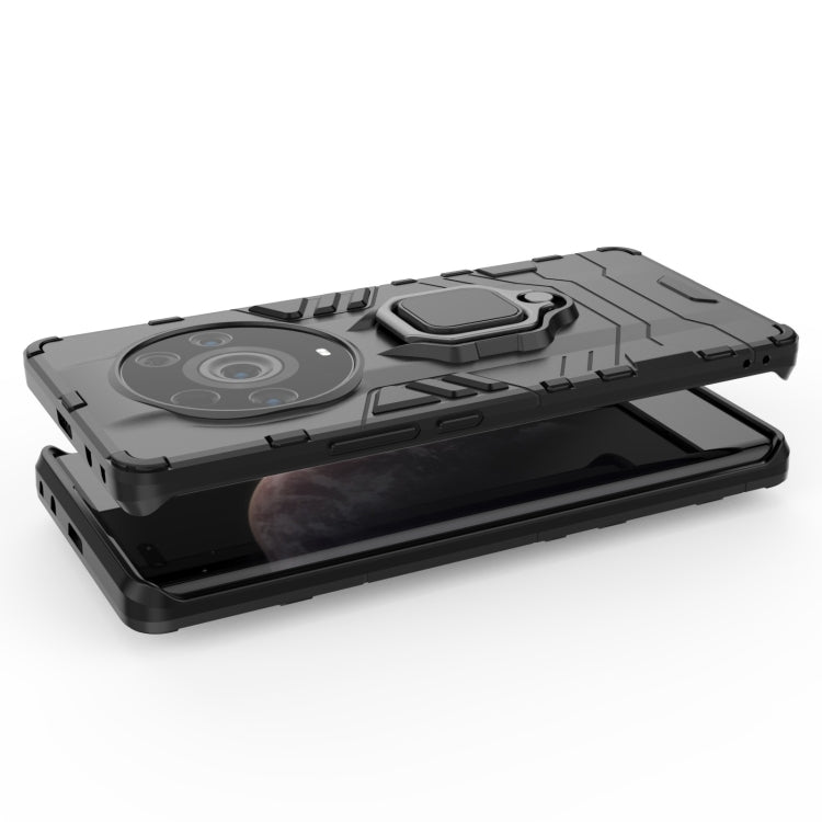 Custodia protettiva antiurto per PC + TPU con supporto per anello magnetico, For Honor Magic3 Pro+