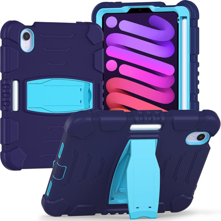 Custodia silicone antiurto con cornice 3 strati per iPad mini 6