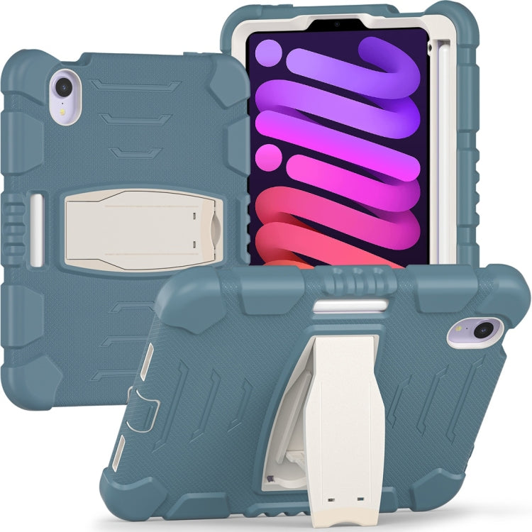 Custodia silicone antiurto con cornice 3 strati per iPad mini 6