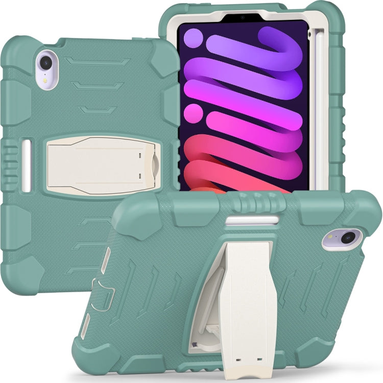 Custodia silicone antiurto con cornice 3 strati per iPad mini 6