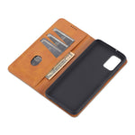 AZNS Custodia in pelle a vibrazione orizzontale con struttura in vitello magnetico con slot per carte, supporto e portafoglio, For Samsung Galaxy A03s 166mm