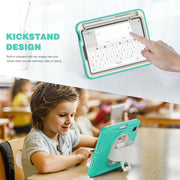 Custodia protettiva per PC + TPU con rotazione a 360 gradi con supporto e cinturino, For iPad mini 6 / mini 2024