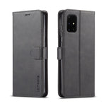 LC.IMEEKE Custodia in pelle a vibrazione orizzontale con struttura in vitello con supporto, slot per schede e portafoglio, For Samsung Galaxy A03s 166mm