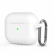 Custodia protettiva per auricolari wireless ispessimento in silicone con gancio, For AirPods 3