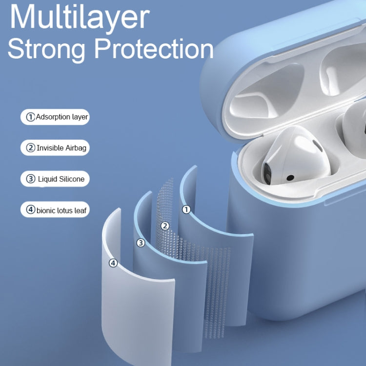 Custodia protettiva in silicone con gancio per AirPods 3