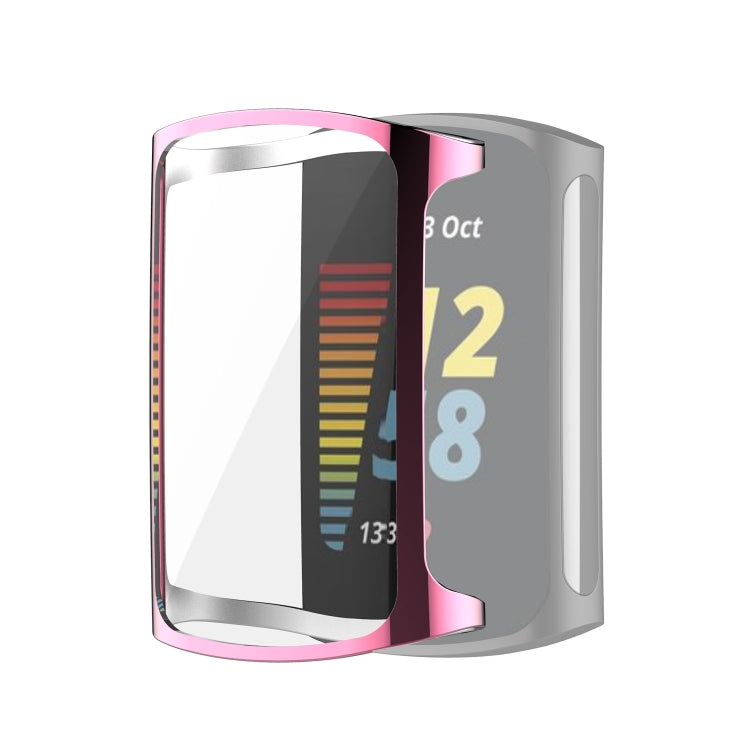 Custodia protettiva galvanica in TPU a copertura totale, For Fitbit Charge 5