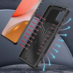 Armor Warrior Custodia protettiva antiurto per PC + TPU, For Samsung Galaxy A02s 164mm, For Samsung Galaxy A03s 166mm, For Samsung Galaxy A03s 164mm