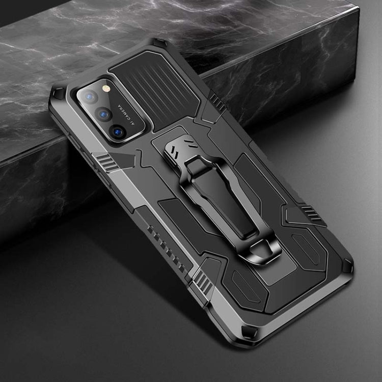 Armor Warrior Custodia protettiva antiurto per PC + TPU, For Samsung Galaxy A02s 164mm, For Samsung Galaxy A03s 166mm, For Samsung Galaxy A03s 164mm