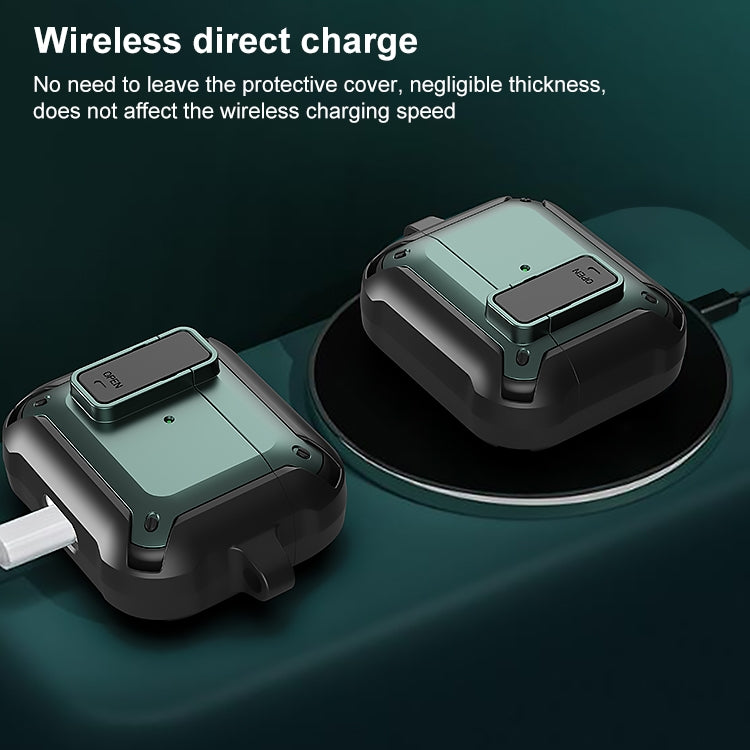 Custodia silicone antiurto per AirPods 3 con interruttore