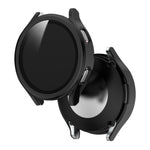 PC elettrolitico + custodia protettiva integrata con pellicola in vetro temperato, For Samsung Galaxy Watch4 40mm, For Samsung Galaxy Watch4 44mm