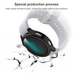 PC elettrolitico + custodia protettiva integrata con pellicola in vetro temperato, For Samsung Galaxy Watch4 40mm, For Samsung Galaxy Watch4 44mm