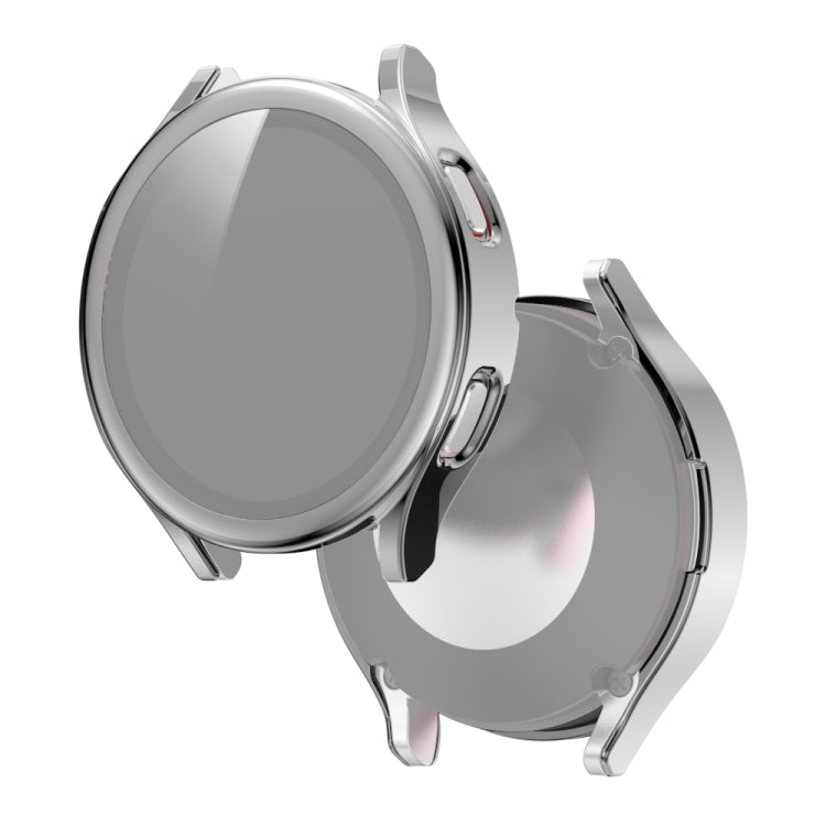 PC elettrolitico + custodia protettiva integrata con pellicola in vetro temperato, For Samsung Galaxy Watch4 40mm, For Samsung Galaxy Watch4 44mm