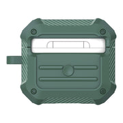 Auricolari wireless Custodia protettiva in TPU antiurto per bagagli in fibra di carbonio, For AirPods 3