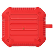 Auricolari wireless Custodia protettiva in TPU antiurto per bagagli in fibra di carbonio, For AirPods 3
