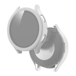 PC satinato + custodia protettiva integrata con pellicola in vetro temperato, For Samsung Galaxy Watch4 40mm, For Samsung Galaxy Watch4 44mm