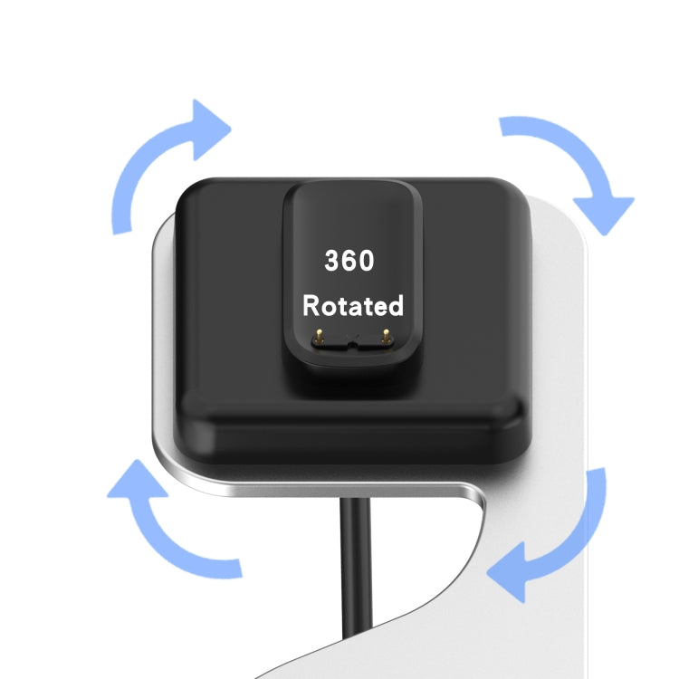 Porta caricatore magnetico portatile in metallo, For Fitbit Charge 5