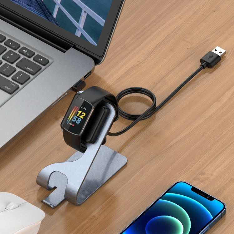 Porta caricatore magnetico portatile in metallo, For Fitbit Charge 5