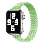 Cinturino di ricambio in treccia di nylon ad anello singolo a vita piccola per Apple Watch Series 7 45mm / 6&SE&5&4 44mm / 3&2&1 42mm, S 145mm, M 155mm