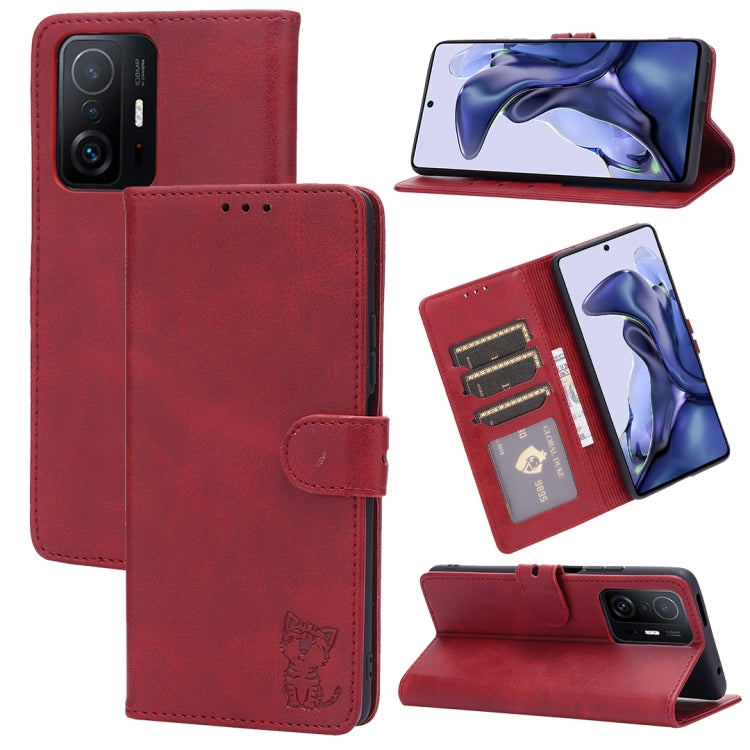 Custodia portafoglio in pelle con slot carte per Xiaomi Mi 11T