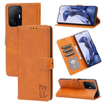 Custodia portafoglio in pelle con slot carte per Xiaomi Mi 11T