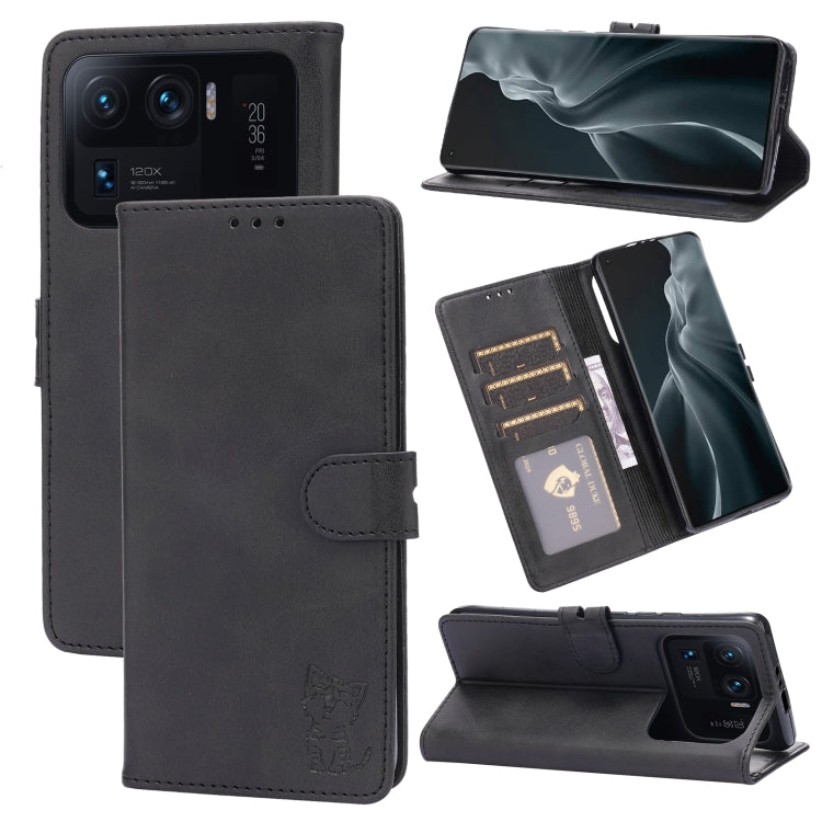 Custodia portafoglio in pelle con slot carte per Xiaomi Mi 11 Ult