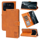 Custodia portafoglio in pelle con slot carte per Xiaomi Mi 11 Ult