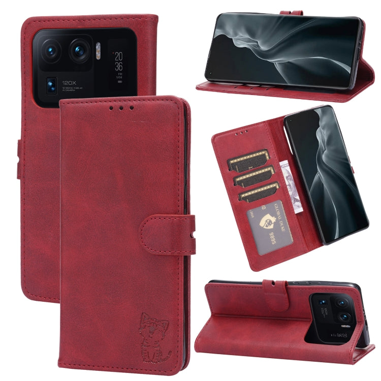 Custodia portafoglio in pelle con slot carte per Xiaomi Mi 11 Ult