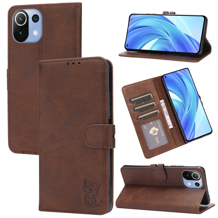 Custodia portafoglio in pelle con slot carte per Xiaomi Mi 11 Ult