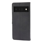 Custodia in pelle a ribalta orizzontale con motivo Happy Cat goffrato con supporto, slot per carte e portafoglio, For Google Pixel 6, For Google Pixel 6 Pro