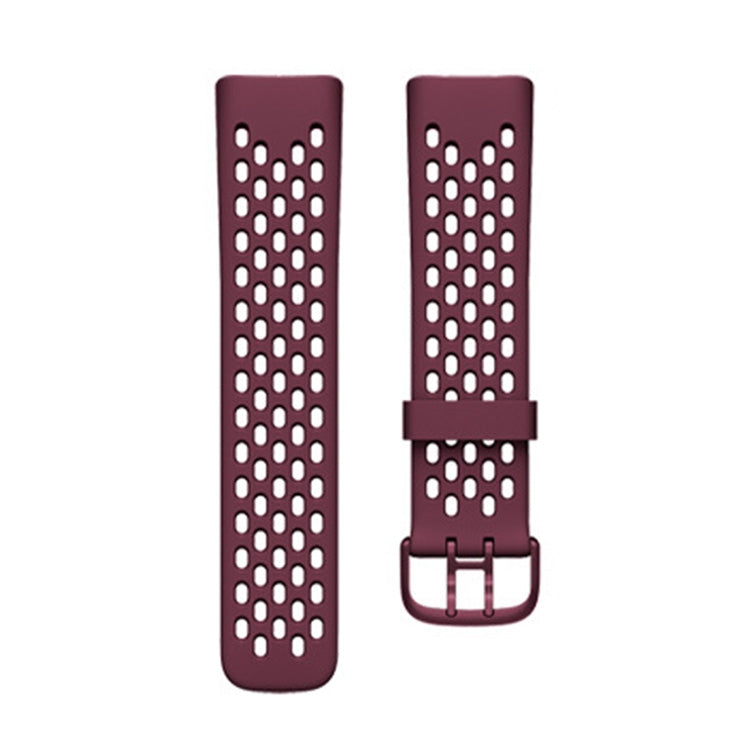 Cinturino per cinturino di ricambio con foro in silicone, For Fitbit Charge 5