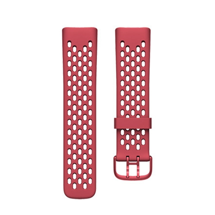 Cinturino per cinturino di ricambio con foro in silicone, For Fitbit Charge 5