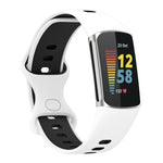 Cinturino di ricambio in silicone bicolore, For Fitbit Charge 5