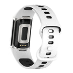 Cinturino di ricambio in silicone bicolore, For Fitbit Charge 5
