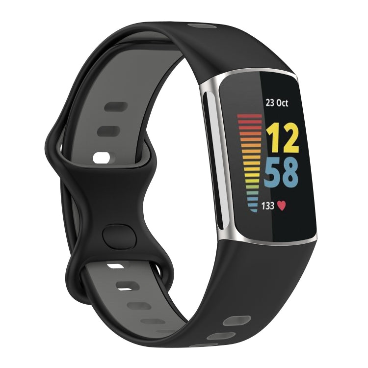 Cinturino di ricambio in silicone bicolore, For Fitbit Charge 5