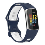 Cinturino di ricambio in silicone bicolore, For Fitbit Charge 5