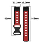 Cinturino di ricambio in silicone bicolore, For Fitbit Charge 5