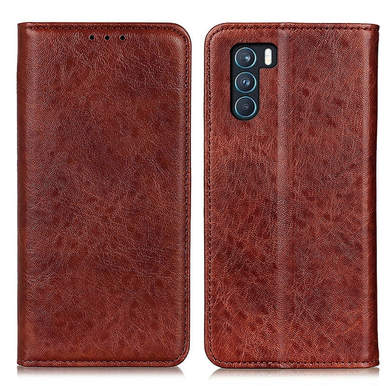 Custodia in pelle a vibrazione orizzontale con struttura magnetica Crazy Horse con supporto, slot per carte e portafoglio, For OPPO K9 Pro, For OPPO Realme GT Neo2, For ZTE Blade V30 Vita