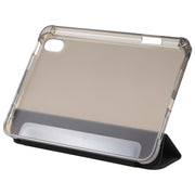 Cover posteriore trasparente in TPU Custodia per tablet in pelle flip orizzontale con supporto a tre pieghe e slot per penna, For iPad mini 2024 / mini 6