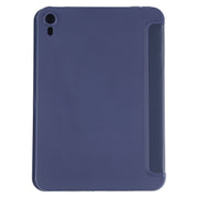 Custodia multi-pieghevole orizzontale in pelle PU a nido d'ape + custodia per tablet in TPU antiurto con supporto, For iPad mini 2024 / mini 6