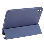 Custodia multi-pieghevole orizzontale in pelle PU a nido d'ape + custodia per tablet in TPU antiurto con supporto, For iPad mini 2024 / mini 6