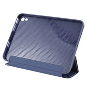 Custodia multi-pieghevole orizzontale in pelle PU a nido d'ape + custodia per tablet in TPU antiurto con supporto, For iPad mini 2024 / mini 6