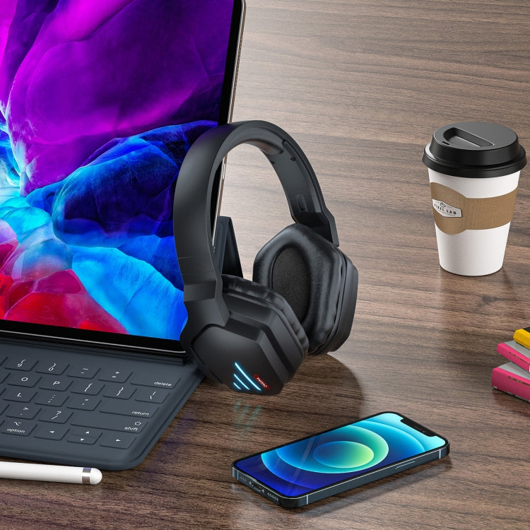 ONIKUMA B60 Bluetooth 5.0 Auricolare Bluetooth wireless regolabile per bassi potenti con microfono