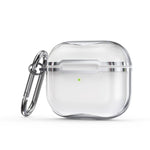 Custodia protettiva TPU trasparente con gancio per AirPods 3