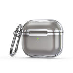 Custodia protettiva TPU trasparente con gancio per AirPods 3