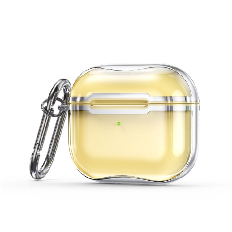 Custodia protettiva TPU trasparente con gancio per AirPods 3