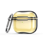 Custodia protettiva TPU trasparente con gancio per AirPods 3