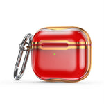 Custodia protettiva TPU trasparente con gancio per AirPods 3