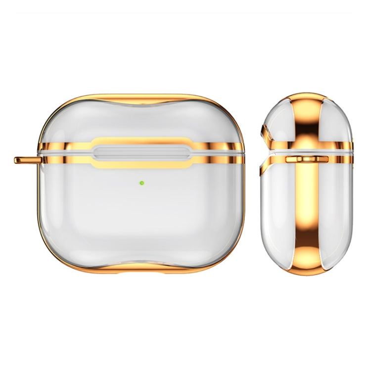 Custodia protettiva TPU trasparente con gancio per AirPods 3